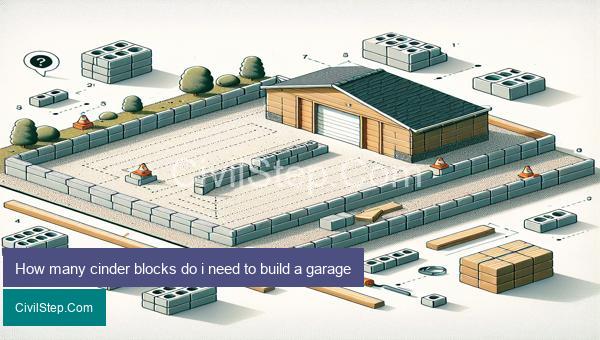 How many cinder blocks do i need to build a garage