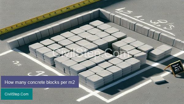 How many concrete blocks per m2