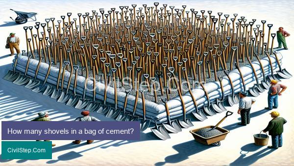 How many shovels in a bag of cement?
