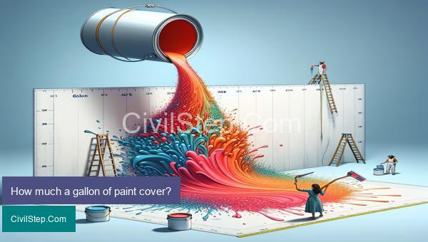 How much a gallon of paint cover?