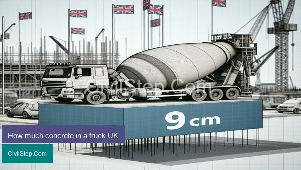 How much concrete in a truck UK