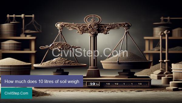How much does 10 litres of soil weigh