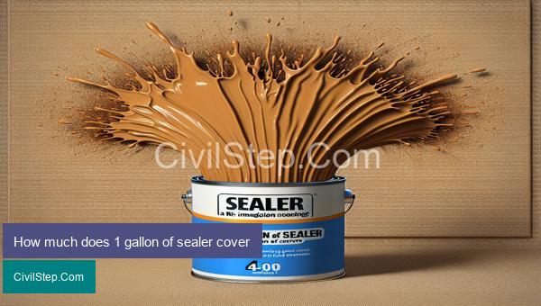 How much does 1 gallon of sealer cover