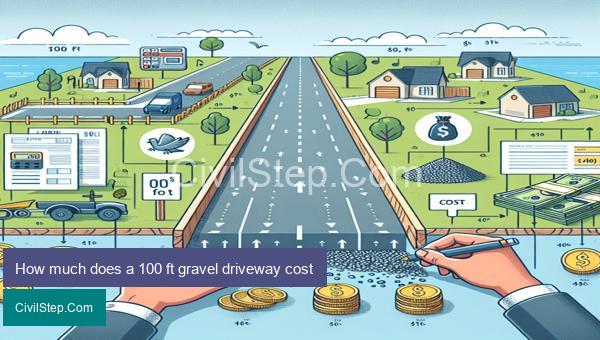 How much does a 100 ft gravel driveway cost