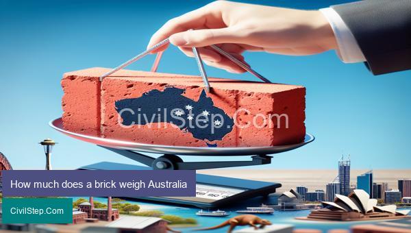 How much does a brick weigh Australia