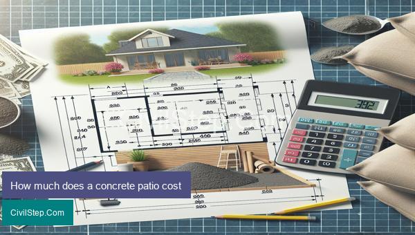 How much does a concrete patio cost