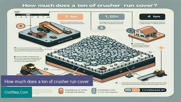 How much does a ton of crusher run cover