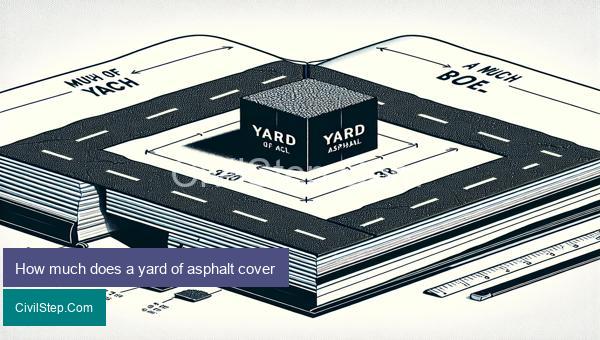 How much does a yard of asphalt cover