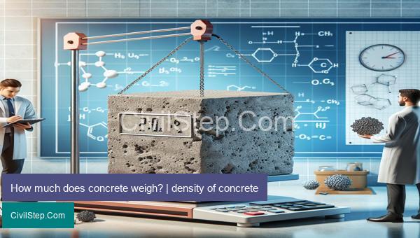 How much does concrete weigh? | density of concrete
