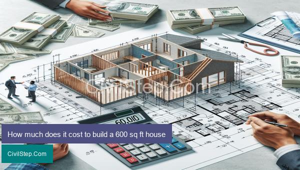 How much does it cost to build a 600 sq ft house