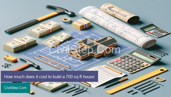 How much does it cost to build a 700 sq ft house