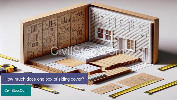 How much does one box of siding cover?