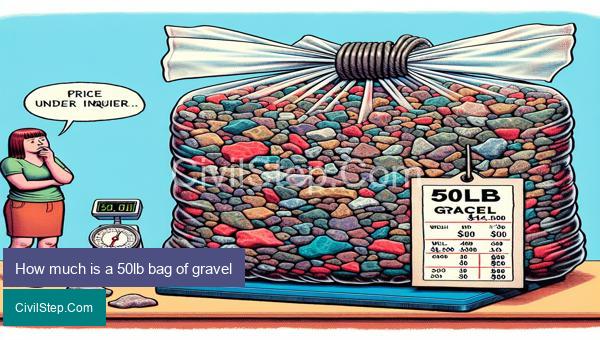 How much is a 50lb bag of gravel