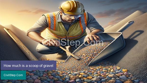 How much is a scoop of gravel