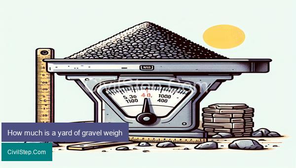 How much is a yard of gravel weigh