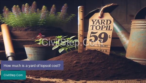 How much is a yard of topsoil cost?