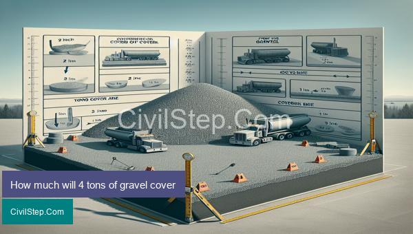 How much will 4 tons of gravel cover