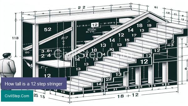 How tall is a 12 step stringer