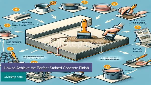 How to Achieve the Perfect Stained Concrete Finish