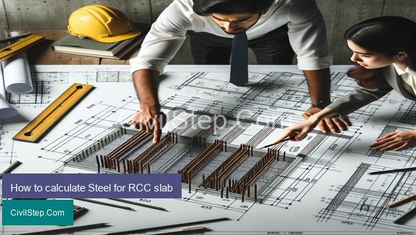 How to calculate Steel for RCC slab
