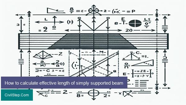 How to calculate effective length of simply supported beam