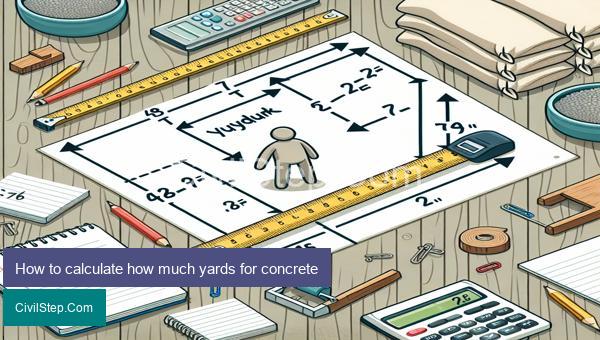 How to calculate how much yards for concrete