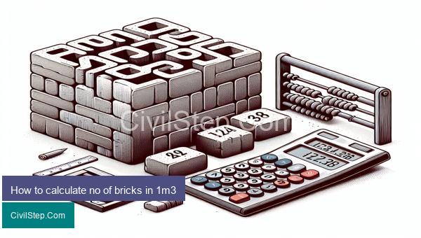 How to calculate no of bricks in 1m3