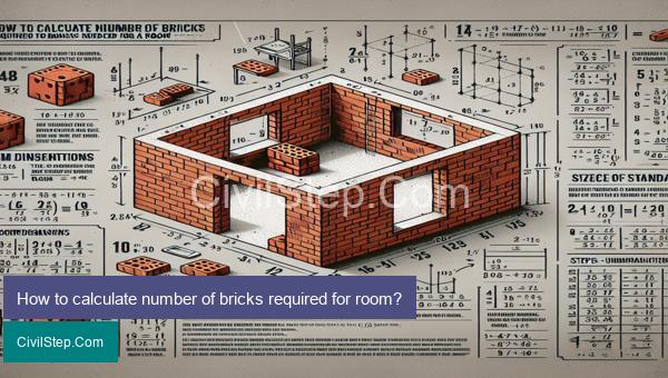 How to calculate number of bricks required for room?