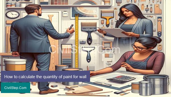 How to calculate the quantity of paint for wall