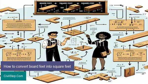 How to convert board feet into square feet