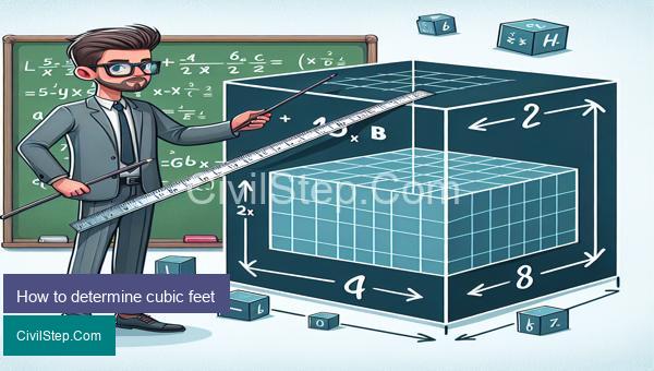 How to determine cubic feet