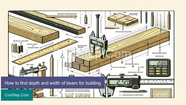 How to find depth and width of beam for building
