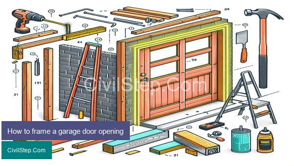 How to frame a garage door opening