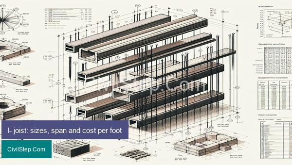 I- joist: sizes, span and cost per foot