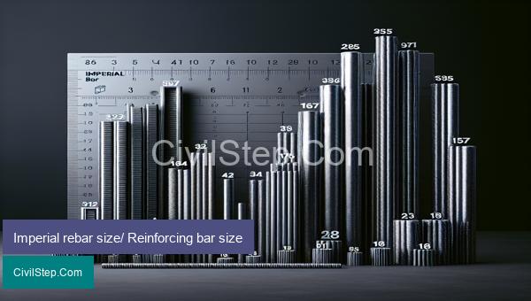 Imperial rebar size/ Reinforcing bar size