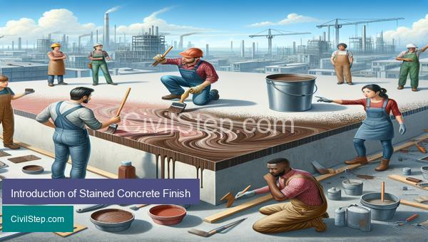 Introduction of Stained Concrete Finish