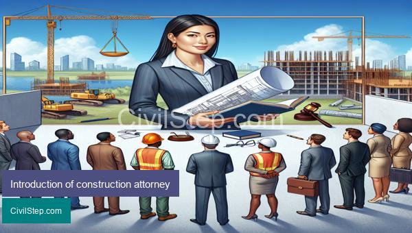 Introduction of construction attorney