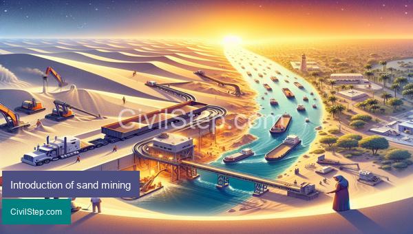 Introduction of sand mining