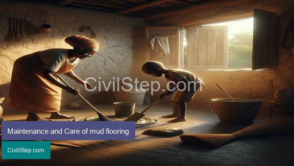Maintenance and Care of mud flooring