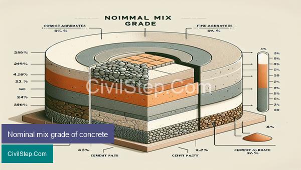 Nominal mix grade of concrete
