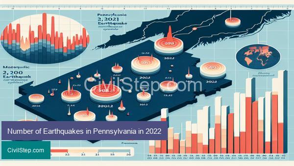 Number of Earthquakes in Pennsylvania in 2022