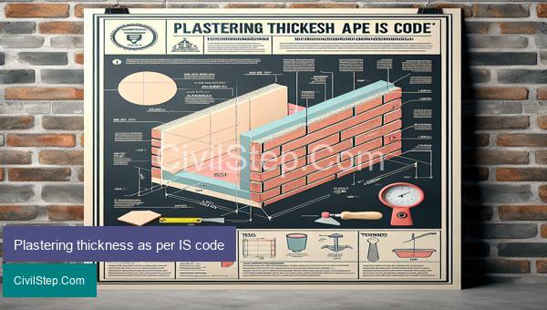 Plastering thickness as per IS code