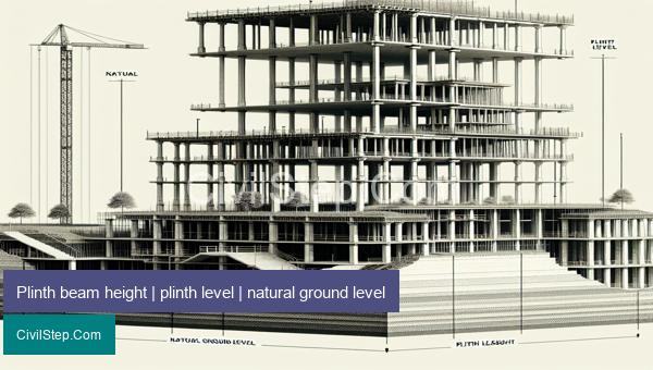 Plinth beam height | plinth level | natural ground level