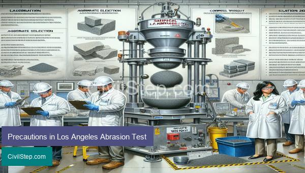 Precautions in Los Angeles Abrasion Test