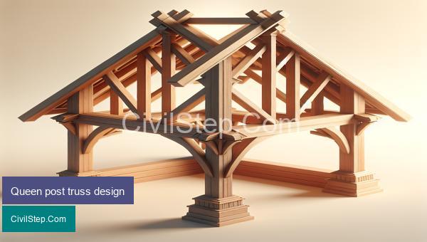 Queen post truss design
