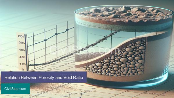 Relation Between Porosity and Void Ratio