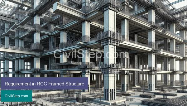 Requirement in RCC Framed Structure