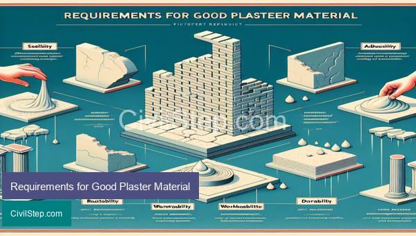 Requirements for Good Plaster Material