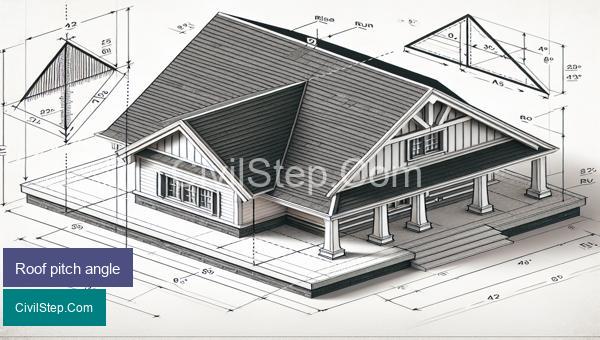 Roof pitch angle