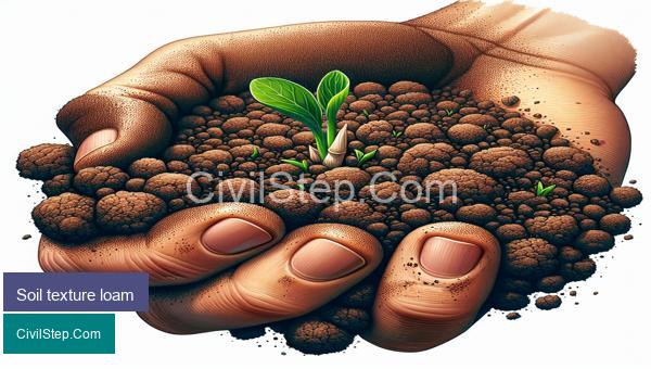 Soil texture loam